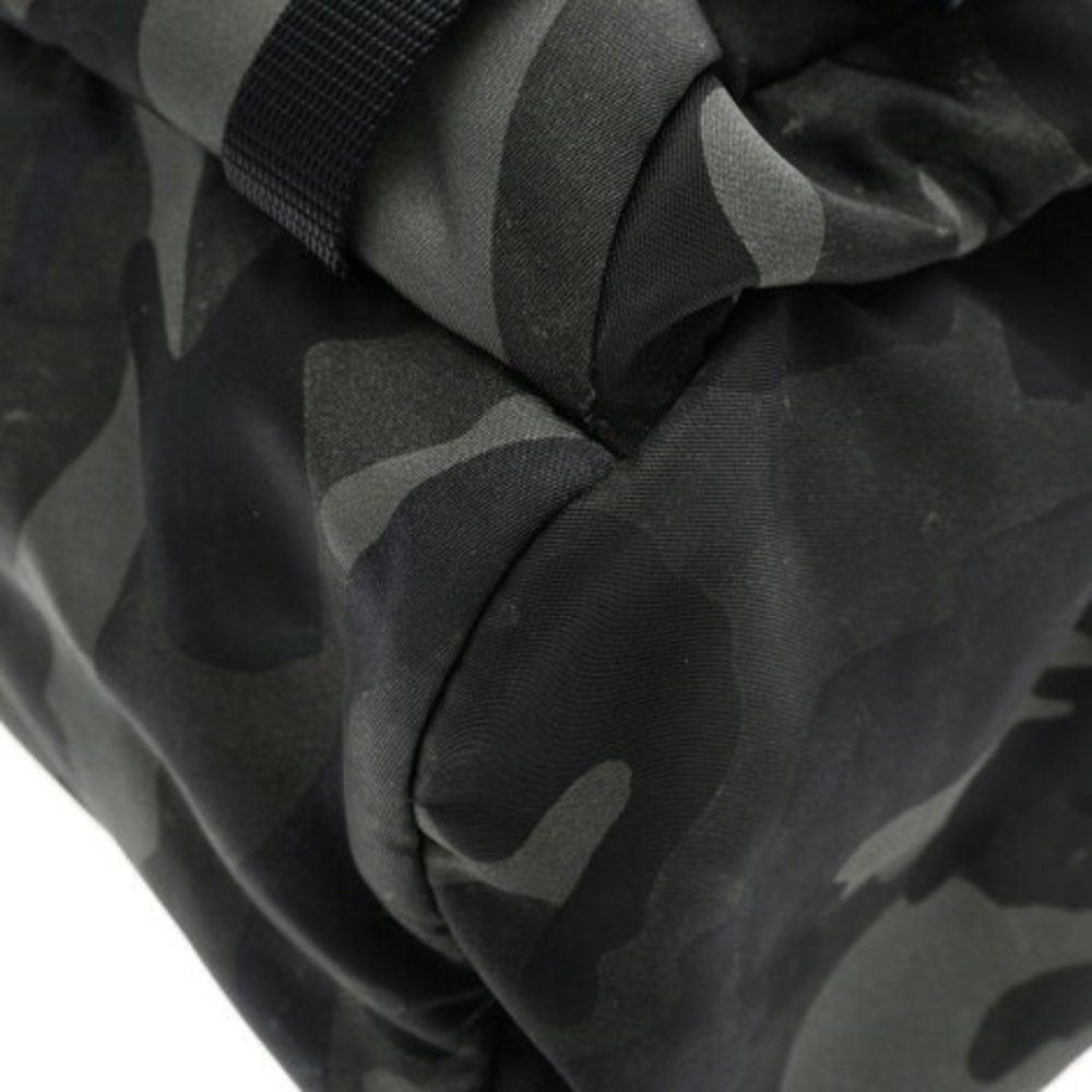Prada Backpack Camouflage Pattern Khaki Black Nyl… - image 6